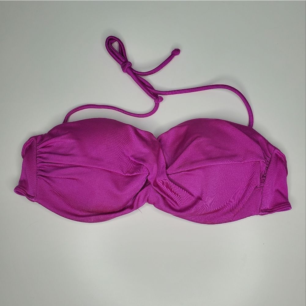 Victoria's Secret 36B Bikini Top Rio Twist Bold Magenta Very Sexy Swim Beach